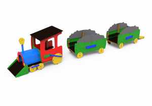 tren minero completo para guarderías y para guarderías y bebes