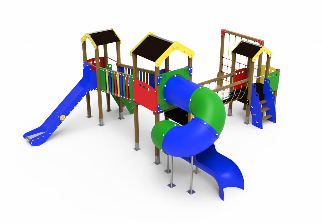 conjunto de torres isla grosa para parques infantiles