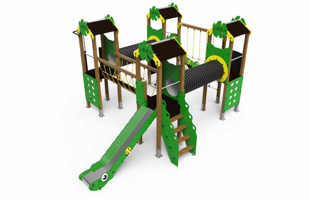 conjunto infantil amazonas para parques infantiles