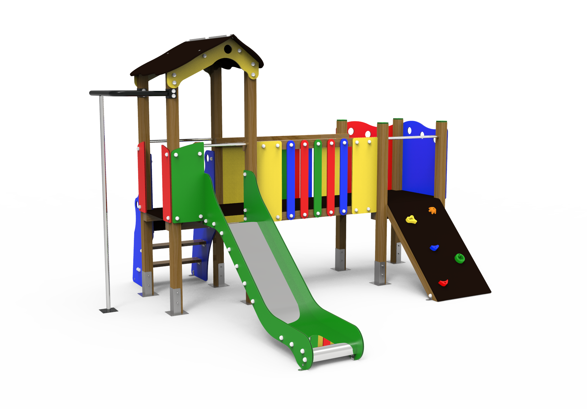conjunto de torres Tinto para parques infantiles