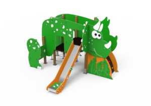 conjunto infantil triceratops para parques infantiles