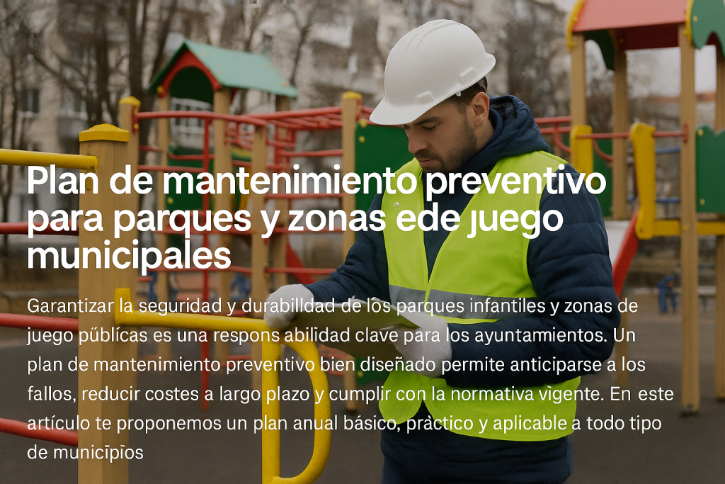 plan de mantenimiento preventivo para parques y zonas de juego municipales