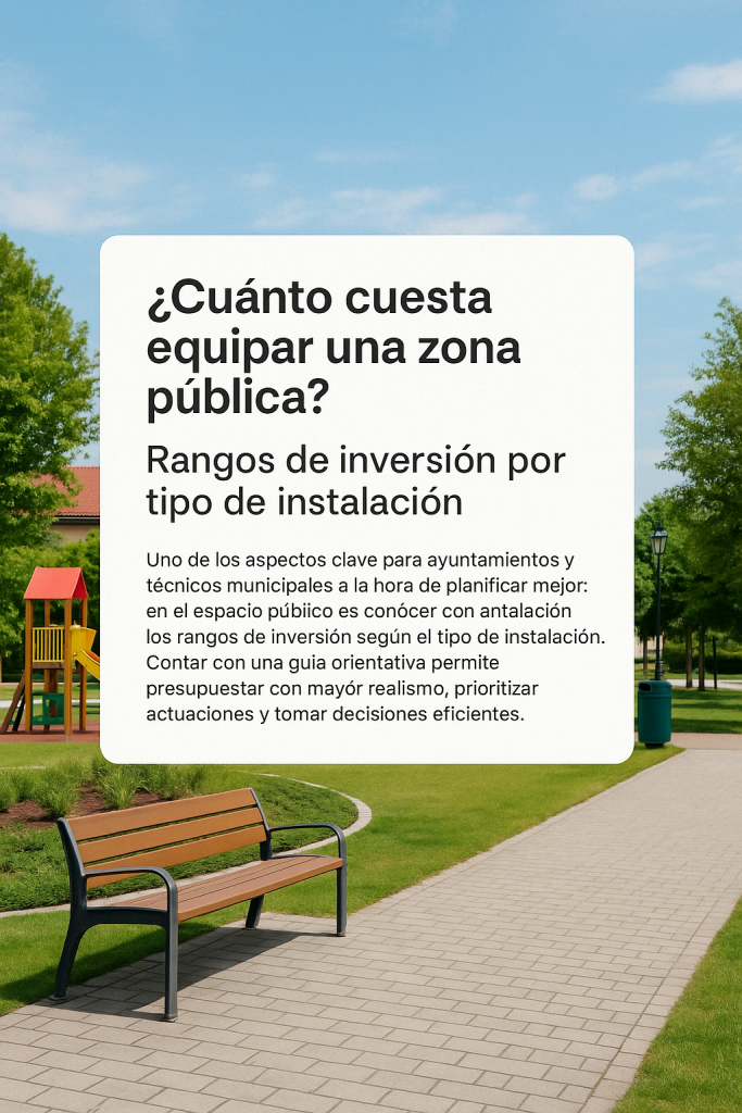 cuanto cuesta equipar una zona pública